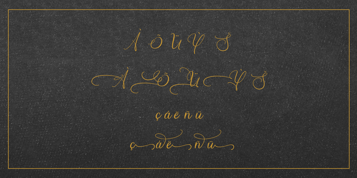 Beispiel einer Wandita-Schriftart #5